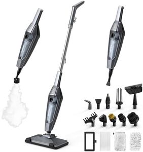 SENMO Steam Mop, 14-in-1 Detachable Steam Cleaner for Home and Floor, 1300W 228°F Deep Cleaning MultiPurpose Floor Steamer with 14 Attachments for Hardwood Floors, Tile, Grout, Furniture, Carpet, Wall
