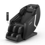 COMFIER Full Body Massage Chair, Massage Recliner Chair, 4D Shiatsu Deep Tissue Massage Chair, 6 Auto Program, Zero Gravity & Heating & Air Compression & Foot Massage (Black)
