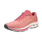 Mizuno Women's Wave Inspire 18 (W) Running Shoes, Rosette Snoww Garnetr, 8.5 UK