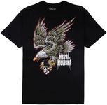 Metal Mulisha Men's Scrapper Black Short Sleeve T Shirt, Black, Large