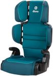 Diono Connect3 R 2-in-1 High Back Booster, Slim Fit 3-Across in Many Mid-Sized Sedans and SUVs, for Children from 40-120 lbs., Lightweight with Cupholder, Blue Razz Ice