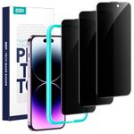 ESR Privacy Screen Protector for iPhone 14 Pro Max, Anti-spy Tempered-Glass iPhone 14 Pro Max Screen Protector, Micro-curved Edges, Case Friendly, 3 Pack