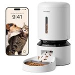 PETLIBRO Automatic Cat Feeder with Camera, 1080p HD Live Monitoring, Remote App Control with 5 GHz Wi-Fi, Two-Way Audio Interaction, AI Motion Detection, Meal Scene Capture, Feeding Log Record