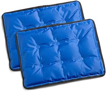 Fit + Fresh Reusable Back Ice Pack, 11” x 14.5” Flexible Ice Pack Cold Compress for Sore Muscles, Arthritis, Bruising, Inflammation and Swelling, 2 Pack