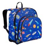 Wildkin 12-Inch Kids Backpack for Boys & Girls, Perfect for Daycare and Preschool, Toddler Bags Features Padded Back & Adjustable Strap, Ideal for School & Travel Backpacks (Out of this World)