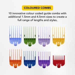 Wahl Colour Pro Cordless Haircut Kit – Rechargeable Hair Clipper Set