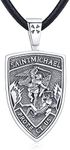 Eusense St Michael Necklace for Men