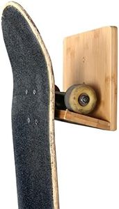 Cor Surf Bamboo Skateboard Wall Rack Mount For Storing Your Skateboard Or Longboard Skate Simple Design And Easy To Install.