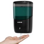 AIKE Wall Mount Automatic Soap Dispenser for Liquid Soap Battery Operated Black, Model AK1216