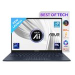 ASUS Zenbook 14,Intel Core Ultra 5 (Series 2),Thin & Light(Intel Arc iGPU/16GB/1TB/3K OLED Touch screen/14/120Hz/Windows 11/M365 Basic (1Year)*/Office Home 2024/Ponder Blue/1.28 kg) UX3405CA-PZ162WS