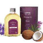 LOPHE Massage Oil, Natural Premium Warming Body Massage Oil, Aromatic Massage Oil for Massage Therapy Moisturizing Body Oil for Men and Women - Balance and Relax Your Mind (200 ml)