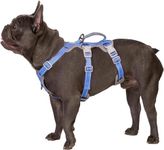 Huntboo Escape Proof Dog Harness, No Pull Reflective Harness with Lift Handle, Adjustable Pet Vest with Front and Back Leash Clips for Small Medium Large Dogs Walking Hiking Training (Purple,L)