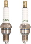 2PK TORCH A7RTC Screw Terminal Spark Plug Replace for NGK 4549 CR7HSA Spark Plug, for Denso 4008/U22FSR-U 5383/IUF22, for Bosch UR3AS Spark Plug, for Champion Z9Y Copper Plus Spark Plug 808, OEM