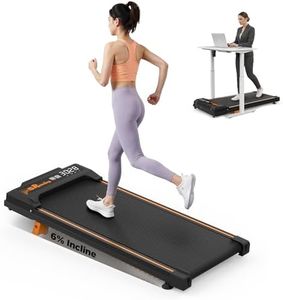 Lastforever Under Desk Walking Pad Treadmill with Incline for Office,Portable Walking Machine for Home with Remote Control LED Display APP,300 Lbs Capacity,2.5HP Powerful & Quiet Motor (Black)