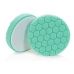 Chemical Guys BUFX_103HEX5 BUFX_103_HEX5 Hex-Logic Heavy Polishing Pad, Green (5.5 Inch Pad Made for 5 Inch Backing Plates)