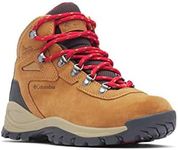 Columbia Women's Newton Ridge Plus Waterproof Amped Hiking Boot, Brown Elk X Mountain Red, 6.5 UK