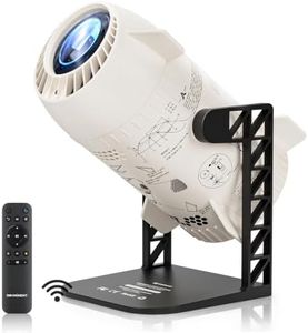 Rovmiment Galaxy Ocean Projector, 150+ Scenes Star Night Light for Bedroom | Weekly Cloud Updates via WiFi, 5 Speeds Planetarium Projector, Hd Smart Dynamic Plug and Play Ceiling Projector, White Noise