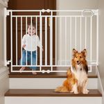 Grownsy Baby Gate for Stairs- No Bo