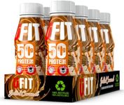 UFIT High 50g Protein Shake, No Added Sugar, Low in Fat, Salted Caramel Flavour Ready to Drink, Pack of 8 x 500 ml (Packaging May Vary)…