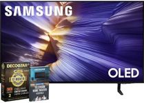 Samsung 42 inch OLED 4K S90F Smart TV (2025) Vision AI, OLED HDR+, Glare-Free Bundle with CPS Exclusive 1-Year Protection & Deco Gear Complete Home Theater Beginner's Guidebook
