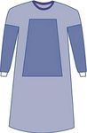 Medline DYNJP2705 Sterile Fabric-Reinforced Aurora Surgical Gown with Set-In Sleeves, Blue, X-Large, Pack of 30