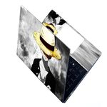 ANCIARY Full Laptop Skin Stickers HD Quality Sticker for Laptops Upto 15.6" (Dustproof|Waterproof|Scratchproof|Reusable) - Anime HAT FL