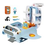 Octonauts Above & Beyond | Octoray Transforming Playset | 7 Pieces | 25+ Lights and Sounds, Multicolor, includes Figure, Playset, 3 Accessories, 3 AAA Batteries