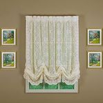 Today's Curtain Hopewell Lace Balloon Shade, Cream, 59W x 63L