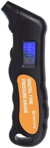Mercury | Versatile Digital Tire Pressure Gauge for Accurate Readings, Easy Visibility, Durable Construction | Car, motorcycle and Bike tyre pressure gauge
