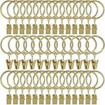 AMZSEVEN 40 Pack Curtain Rings with