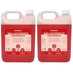 Hexeal Red Antifreeze 10L – 2 x 5L of High Concentrate Long Life Engine Coolant & Antifreeze for Cars & Vans – Summer & Winter – All Year Freeze Protection to -37 Degrees Celsius