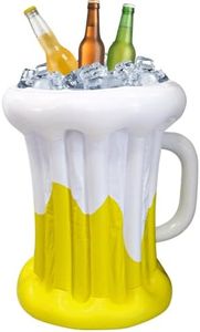 Inflatable Beer Cooler 22" Mug Inflatable Cooler for Parties, for Themed Party Decorations, Outdoor Party Supplies Inflatable Floating Drink Bucket, ST Patricks Day Party