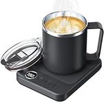 Coffee Mug Warmer & Mug Set for Des