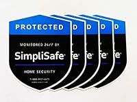 5 Door/Window Stickers - Home Secur