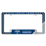 Rico 2020 Los Angeles “LA” Dodgers World Champions All Over Chrome Frame, WS Baseball Fan License Plate