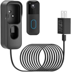 2in1 Doorbell Power Adapter with Charging Cable and Doorbell Mount for Blink Video Doorbell (2nd Gen)-2025 Release, Doorbell Power Charger with 16.4ft Extension Power Cable for Blink Doorbell