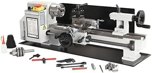 Mini Metal Lathe 7"x14" - Variable Speed Mini Lathe that includes 3" 3-jaw chuck, 2 sets of jaws, and chuck key, LittleMachineShop.com (1014)