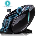 MeitFith Massage Chair Full Body: 4D Massage Chair, Zero Gravity Massage Chair Full Body SL Track Chair Massage Black