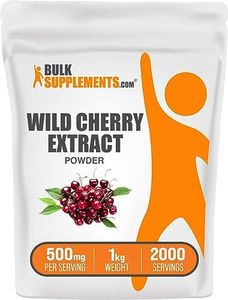 BulkSupplements.com Wild Cherry Extract - Antioxidants Supplement for Immune Support - Gluten Free, Sugar Free - 500mg per Serving, 2000 Servings (1 Kilogram - 2.2 lbs)