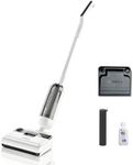HIZERO F100 Cordless Wet Dry Hard Floor Cleaner, Electric Mop & Floor Washer, Captures Pet Hair & Fine Dust Without Blowback, 80-Min Long Runtime, Ultra Quiet Self-Cleaning Lightweight Design, White