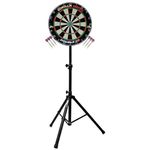 Gorilla Darts Set Double 20 Dartboard & Arrow Pro Tripod Stand With FREE DARTS