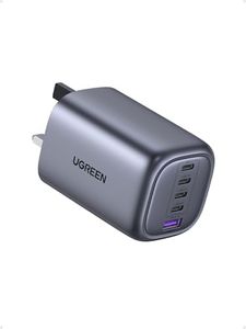UGREEN USB C Charger 100W Plug MacBook Charger Nexode 5 Ports GaN Fast Charger Laptop Charger Adapter Compatible with Macbook Pro/Air, iPad, iPhone 17 Pro/Air/17/16/15, Galaxy S24/23, Pixel 9, etc