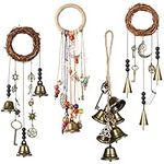 4 Pieces Wiccan Bell Wind Chimes Wi
