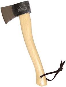Prandi Yankee Hatchet Traditional Line- 3.043.06.TH - 14.96" x 5.31" - Carbon Steel C45 with American Hickory Handle - Camping Hatchet for Outdoor Activities - No Sheath Included