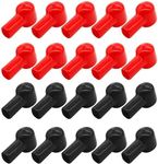 Bonsicoky 20 Pcs Battery Terminal Boots Insulating Covers, Protector Cable Lug Caps Replacement Tools for Auto Marine Commercial