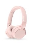 PHILIPS TAH4209PK Lightweight On Ear Wireless Bluetooth Headphones with Passive Noise Isolation - 55 Hours Play Time, Natural Sound, Clear Calls, Dynamic Bass, 2 Hours USB-C Charging - Pink