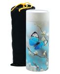 Casket Depot Butterfly Adult Size Memorial Collection Scattering Tube, Biodegradable Urn for Scattering Ashes, Eco Urn: Butterfly (Large Adult Size Holds 250 Cubic Inches)