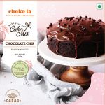 Chokola Chocochip Cookies Dough Mix – 325G | Premium Eggless Instant Baking Cookies Mix Made with Natural Ingredients | Chocochip Crunchy Cookies Mix| Premium Tea-Time Snack | Homemade Happiness DIY Cake Choco Chip Mix