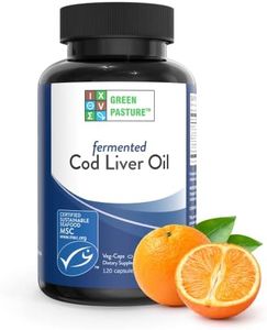 Blue Ice Fermented Cod Liver Oil Orange Flavor - 120 Caps