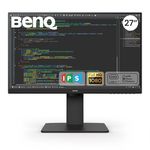 BenQ GW2785TC 27" 1920x1080 IPS Full HD|Daisy Chain| USB-C (60W PD)| Coding Mode| Height Adjustment| HDMI| DP| 75Hz| 2Wx2 Speakers|Ultra-Slim Bezel Monitor| Eye Care|Brightness Intelligence (Black)